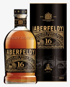Aberfeldy 16 Year Old Highland Single Malt Scotch Whisky - Aberfeldy 16, HD Png Download, Transparent PNG