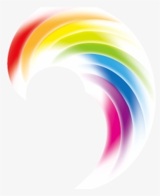Mq Rainbow Swirls Swirl Color Colorful - Circle, HD Png Download, Transparent PNG