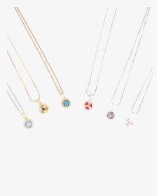 Murano Glass Mini Millefiori Pendant Necklaces - Locket, HD Png Download, Transparent PNG