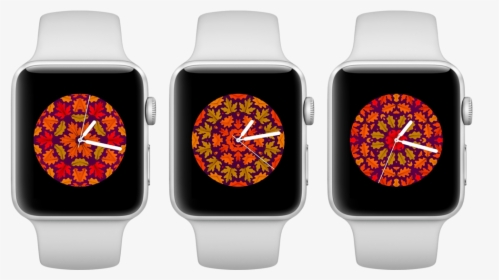 Autumn Leaves 3up - Fall Apple Watch Face, HD Png Download, Transparent PNG