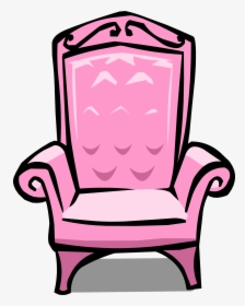 Transparent Chair Clipart Png - Princess Chair Png, Png Download, Transparent PNG