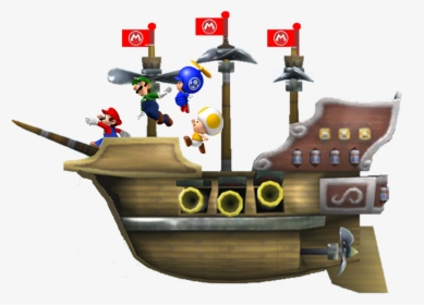Airship Mario , Png Download - Yellow Toad From Mario, Transparent Png, Transparent PNG