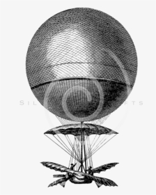 Transparent Airship Clipart - Sketch, HD Png Download, Transparent PNG