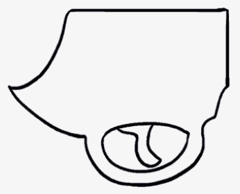 How To Draw Cartoon Revolver - Line Art, HD Png Download, Transparent PNG