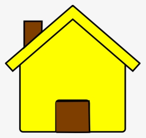 Yellow House Svg Clip Arts - Home Frame Clip Art, HD Png Download, Transparent PNG