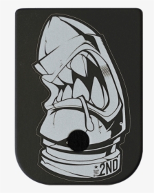 The 2nd Bullet Titanium Black Traditional Finish Mag - Cartoon, HD Png Download, Transparent PNG