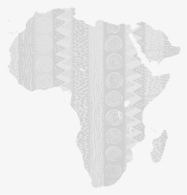 White Map Of Africa Black Background , Png Download - White Africa Map Png, Transparent Png, Transparent PNG