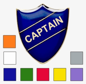 Captain Shield School Badges - Emblem, HD Png Download, Transparent PNG