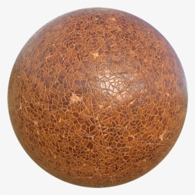 Typical Orange Or Brown Leather Texture With Impressions, - Sphere, HD Png Download, Transparent PNG