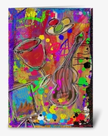 Party Explosion Greeting Card - Modern Art, HD Png Download, Transparent PNG