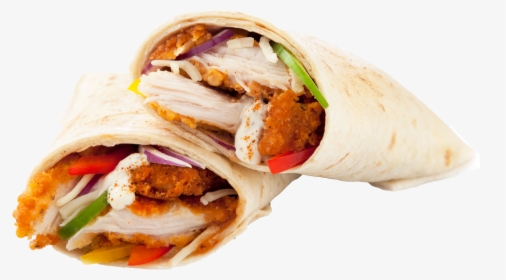 Chicken Fajita Wrap - Veg Kathi Roll Png, Transparent Png, Transparent PNG