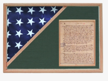 Memorial Flag And Document Display Case - Flag, HD Png Download, Transparent PNG