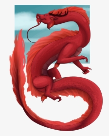 Dragon Of The Week Ao Qin  the Red Dragon God Of The - Illustration, HD Png Download, Transparent PNG