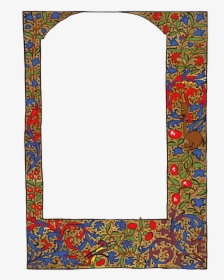 Medieval Border Frame - Transparent Medieval Illuminated Borders, HD Png Download, Transparent PNG