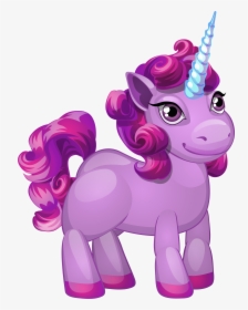 Purple Unicorn Clipart, HD Png Download, Transparent PNG