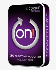 On Licorice 6 Mg - Tobaksfritt Lakrits Snus, HD Png Download, Transparent PNG