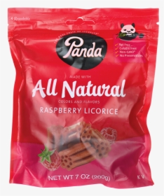 Panda Licorice All Natural Raspberry Licorice 7 Oz - Panda Licorice, HD Png Download, Transparent PNG