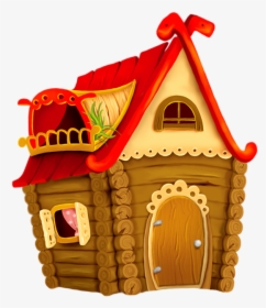Download Fairytale Medieval House - Cartoon Of A Cute Wooden House, HD Png Download, Transparent PNG