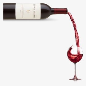 Rose Wine Pouring Png , Png Download - Wine Glass Wine Bottle Png, Transparent Png, Transparent PNG