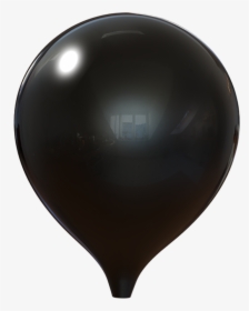Black Indoor Balloon 12in - Sphere, HD Png Download, Transparent PNG