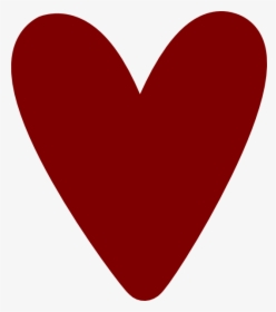 Clipart Hearts Cute - Cute Red Heart Clipart, HD Png Download, Transparent PNG