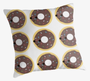 Cute Chocolate Glazed Donut Pattern By Eggtooth - Chocolate, HD Png Download, Transparent PNG
