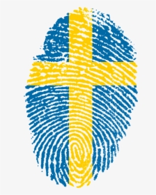 Sweden, Flag, Fingerprint, Country, Pride, Identity - Somalia Flag Fingerprint, HD Png Download, Transparent PNG