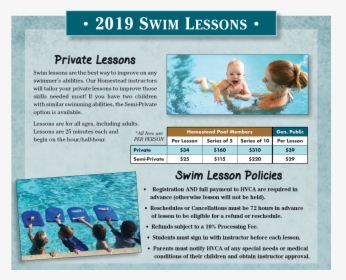 Swim Lessons Page - Swimming Private Lessons, HD Png Download, Transparent PNG