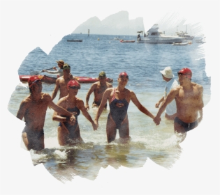 Swimming Team Holding Hands In Ocean - Vacation, HD Png Download, Transparent PNG
