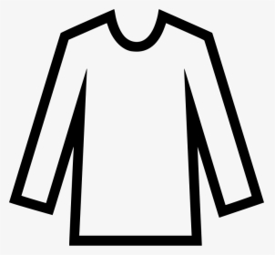 Transparent T Shirt Clipart Black And White - Long Sleeve Shirt Clipart Transparent, HD Png Download, Transparent PNG