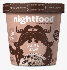 Nightfood Cookies N - Nightfood Ice Cream, HD Png Download, Transparent PNG
