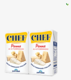 Parmalat Chef Cream With Cheese - Panna Chef 4 Formaggi, HD Png Download, Transparent PNG