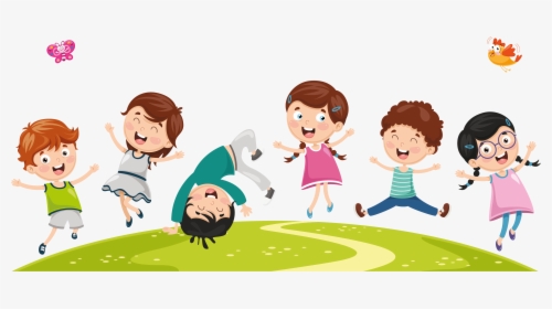 Kids Playing With Friends Art, HD Png Download, Transparent PNG