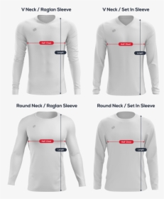 Long Sleeve Shirt Sizes Cm, HD Png Download, Transparent PNG