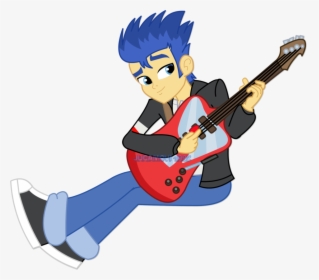 Cartoon Guitar Player - Flash Sentry Clipart, HD Png Download, Transparent PNG