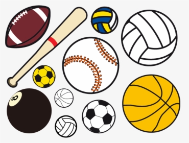Ball Game Sport Clip Art - Sports Balls Clipart, HD Png Download, Transparent PNG