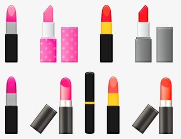 Lipstick Make Up Red Free Photo - フリー 素材 コスメ ベクター, HD Png Download, Transparent PNG