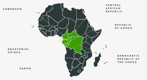 Transparent Africa Map Png - Africa Nigeria Map Vector, Png Download, Transparent PNG