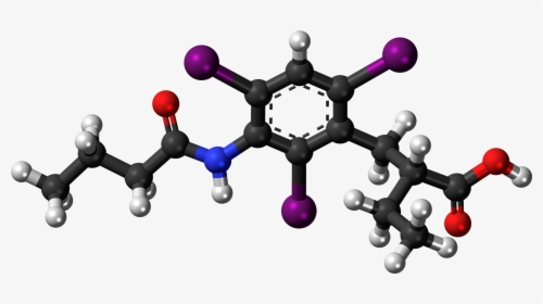 Tyropanoic Acid 3d Ball - Ocrelizumab Molecule, HD Png Download, Transparent PNG