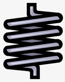 Vector Illustration Of Coil Spring Elastic Object Stores - Coil Vector Png, Transparent Png, Transparent PNG