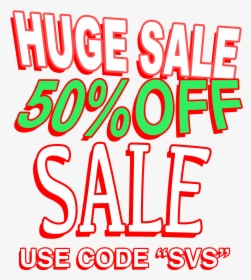 Image Of 50% Off Sale Now - Illustration, HD Png Download, Transparent PNG