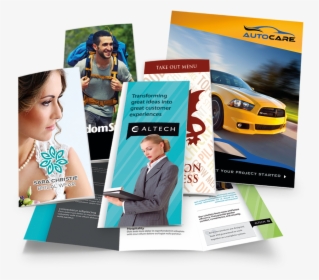 Transparent Brochures Png - Custom Brochures, Png Download, Transparent PNG