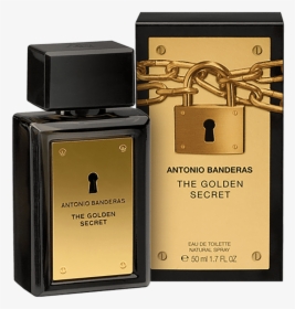 The Golden Secret Antonio Banderas Eau De Toilette - Golden Secret Antonio Banderas, HD Png Download, Transparent PNG