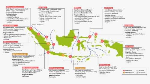 Silhouette Indonesia Map, HD Png Download, Transparent PNG