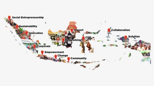Peta Indonesia, HD Png Download, Transparent PNG