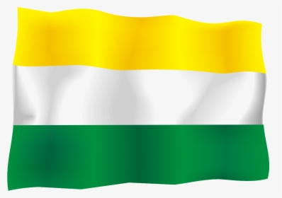 Bandera Uco - Bandera De Color Amarillo Blanco Y Verde, HD Png Download, Transparent PNG