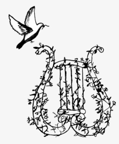 Dove And Lyre - Swallow, HD Png Download, Transparent PNG