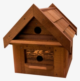 Red Cedar Birdhouse - Wood, HD Png Download, Transparent PNG