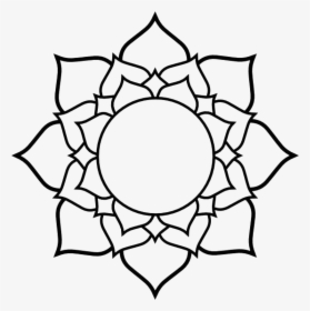 Mandala Clipart Western - Hindu Lotus Symbol, HD Png Download, Transparent PNG