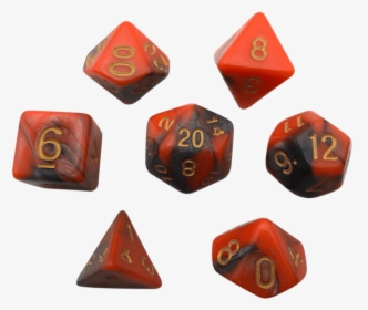 Orange And Gray Dice For D&d - Dice, HD Png Download, Transparent PNG